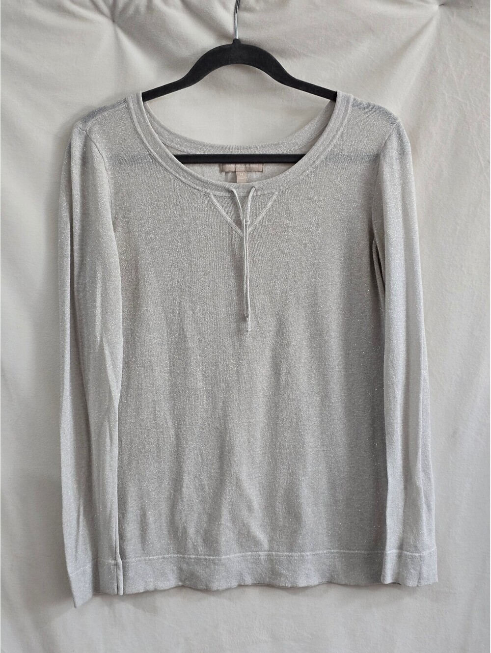 Banana Republic Women's Medium Metallic Knit Pullover Sweater